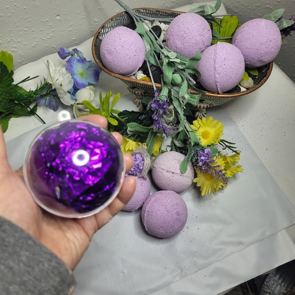 5 Bath bombs heavy scented lavender - Picture 4 of 15